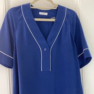 Equipment Silk Blouse Blue NWT